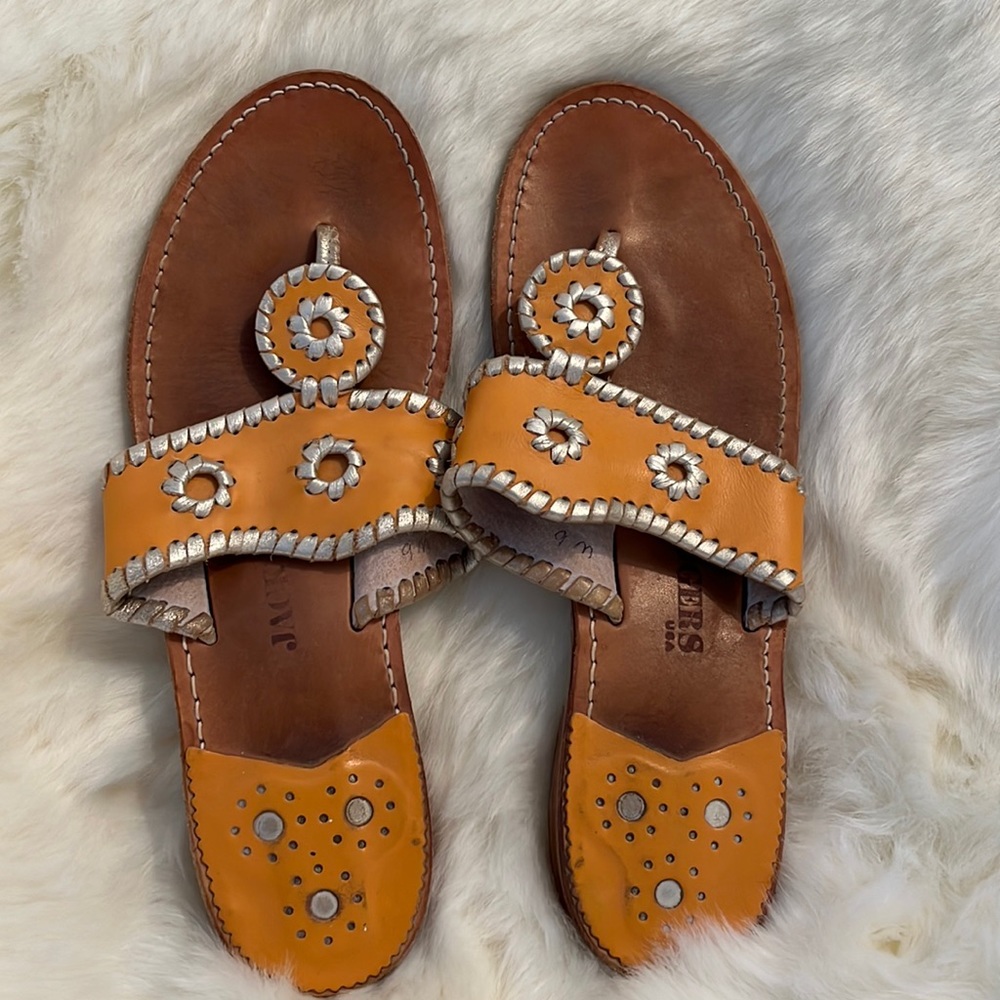 Jack rogers orange size 9